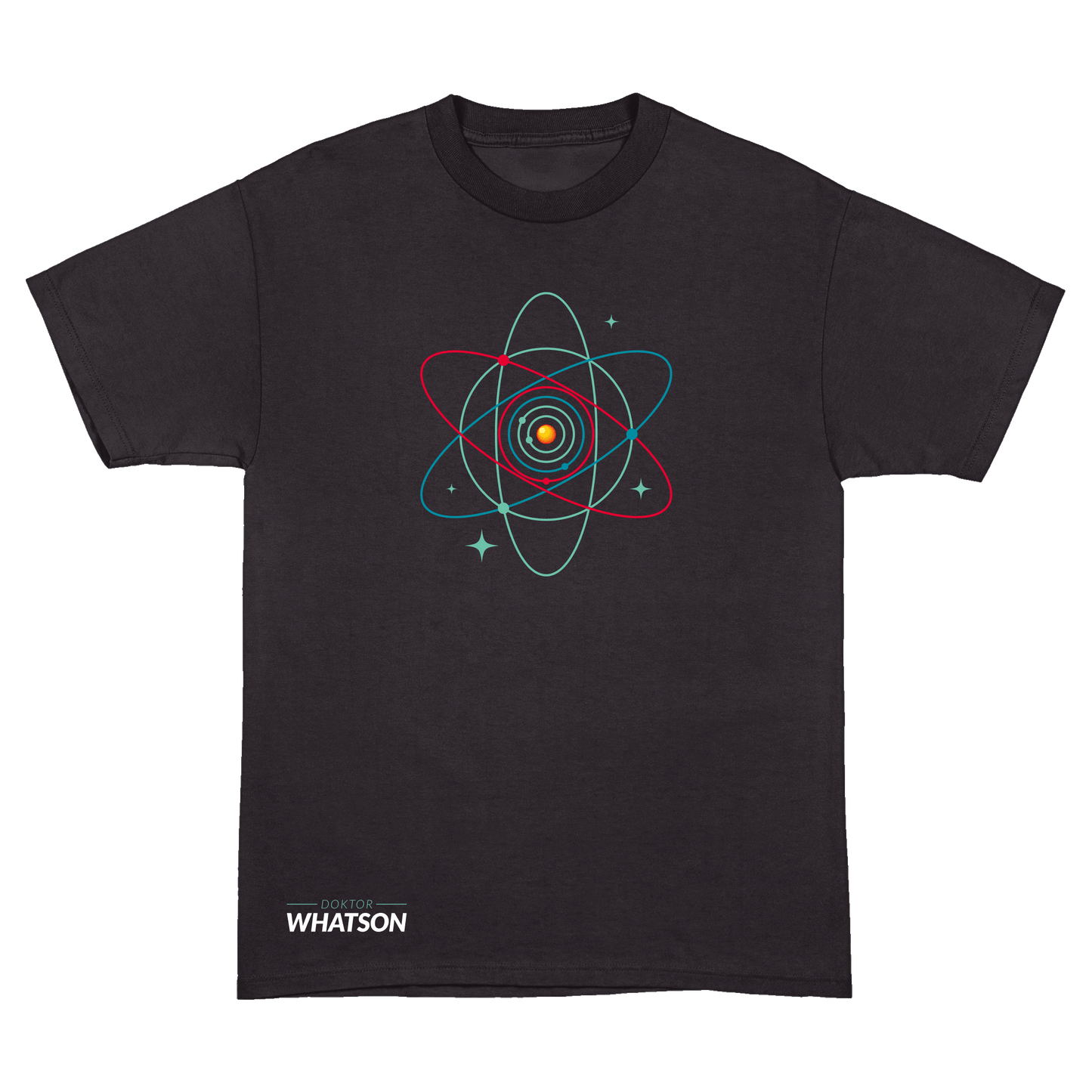 T-Shirt Atom Sonnensystem Groß