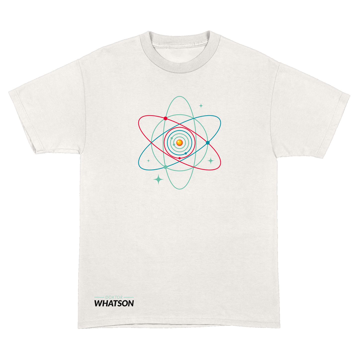 T-Shirt Atom Sonnensystem Groß