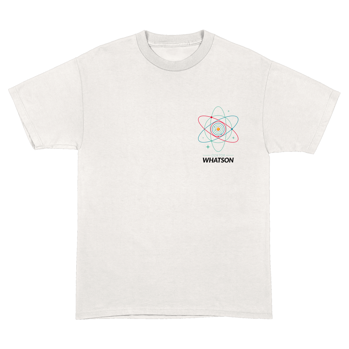 T-Shirt Atom Sonnensystem Brust