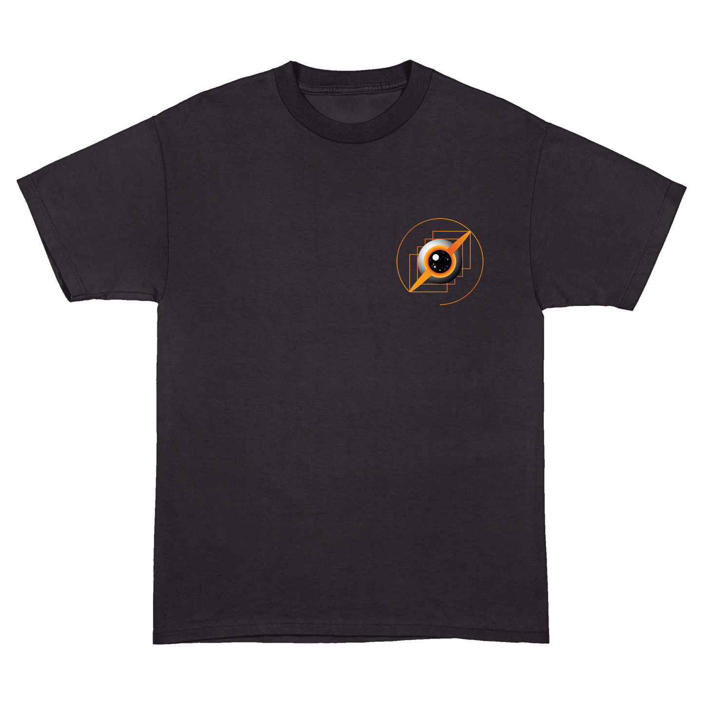 T-Shirt Schwarzes Loch Brust
