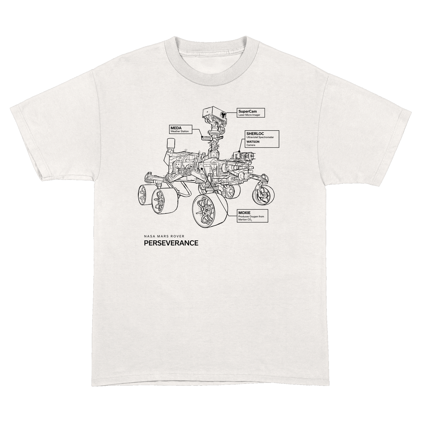 T-Shirt Perseverance Rover