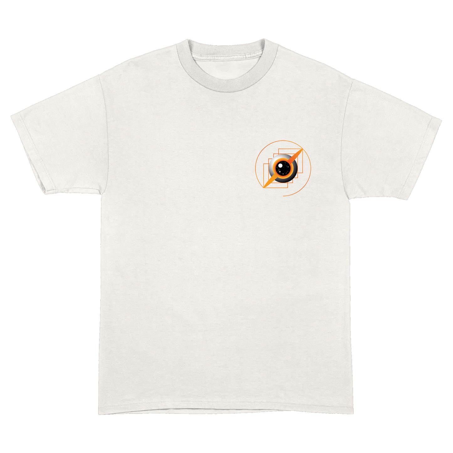 T-Shirt Schwarzes Loch Brust