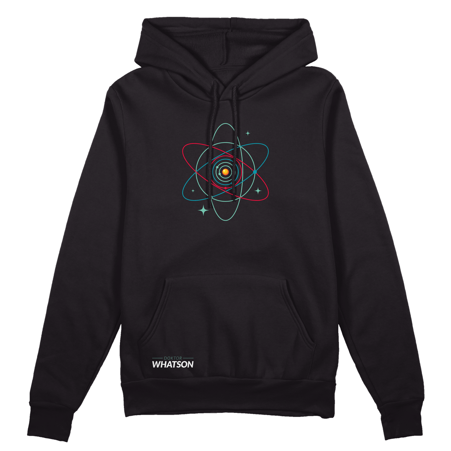 Hoodie Atom Sonnensystem Groß