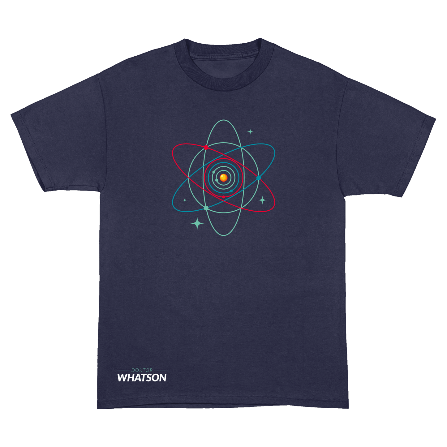 T-Shirt Atom Sonnensystem Groß