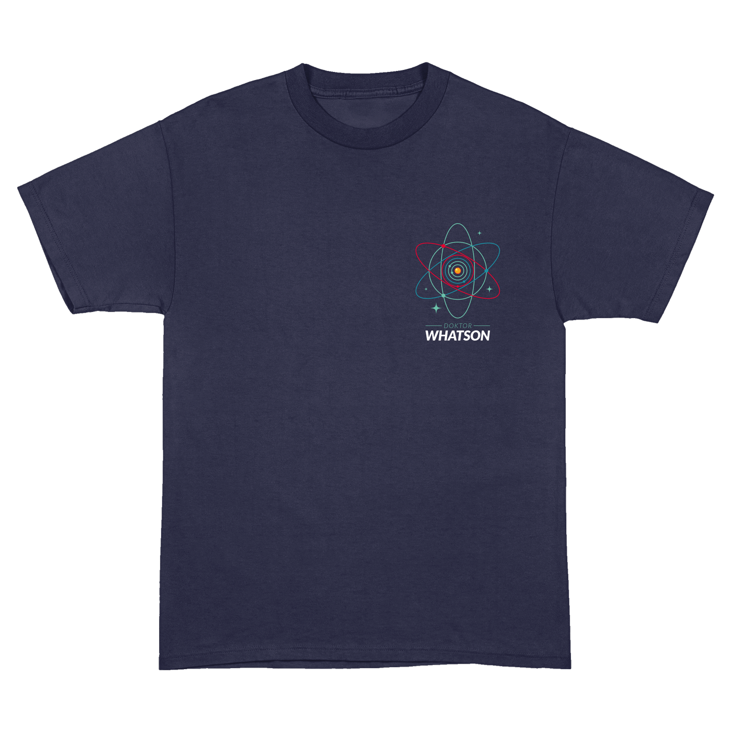 T-Shirt Atom Sonnensystem Brust